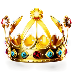 Shiny Golden Crown Png Lcc PNG Image