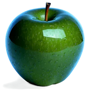 Shiny Green Apple Png 6 PNG Image