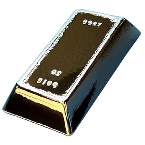 Shiny Iron Ingot Graphic Png Cmc PNG Image