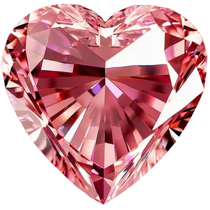 Shiny Pink Diamond Heart Clipart Png 06282024 PNG Image