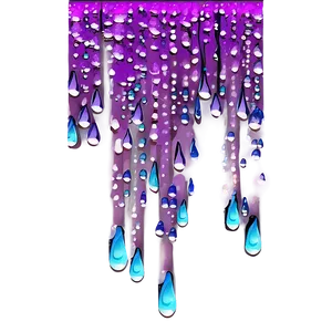 Shiny Purple Rain Sparkle Png 06252024 PNG Image