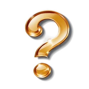 Shiny Question Mark Transparent Png Ear12 PNG Image