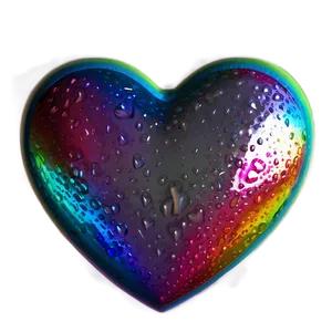 Shiny Rainbow Heart Png 06252024 PNG Image