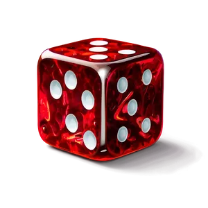 Shiny Red Dice Png Yde49 PNG Image