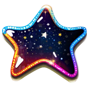 Shiny Star Sticker Png Awn PNG Image