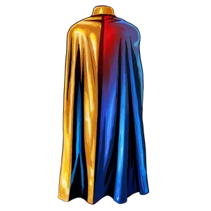 Shiny Superhero Cape Artwork Png Dci PNG Image