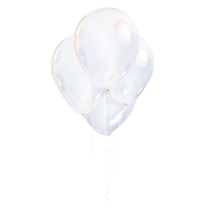 Shiny White Balloon Png Dlt PNG Image