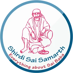 Shirdi Sai Baba Icon PNG Image