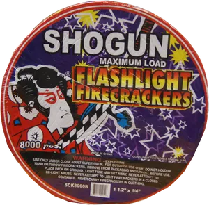 Shogun Flashlight Firecrackers8000 Pieces PNG Image