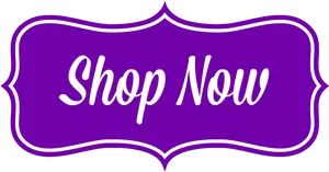 Shop Now Button Purple Banner PNG Image