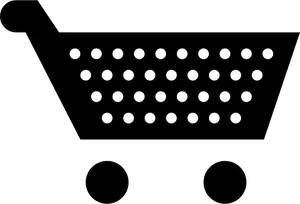 Shopping Cart Icon Black PNG Image
