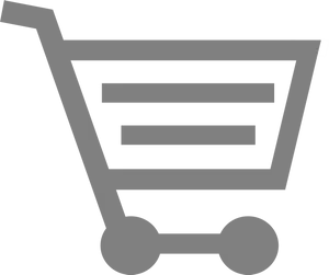 Shopping Cart Icon Silhouette PNG Image