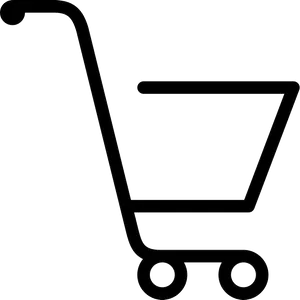 Shopping Cart Outline Graphic PNG Image