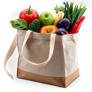 Shopping Grocery Bag Png Dmv98 PNG Image