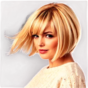 Short Blond Hair Png 80 PNG Image