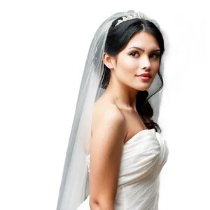 Short Bridal Veil Png Mro PNG Image