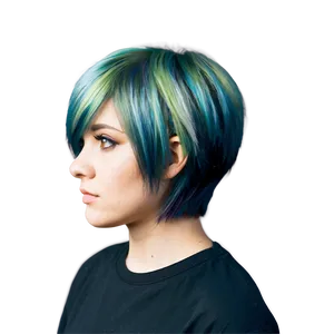 Short Emo Hair Look Png 48 PNG Image