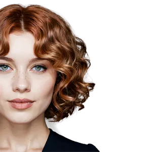 Short Hair Perm Style Png Lbm27 PNG Image