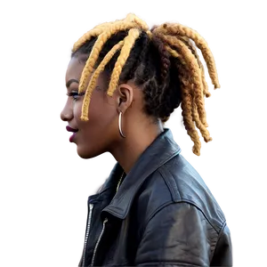 Short Thick Dreads Inspiration Png Tjh PNG Image