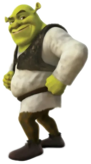 Shrek Character Pose PNG Image