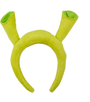 Shrek Ogre Ears Headband PNG Image