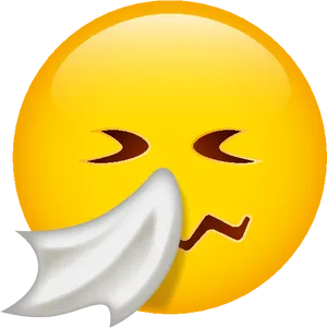 Sick Emoji Facewith Mask PNG Image