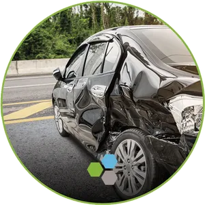 Side Impact Car Accident PNG Image