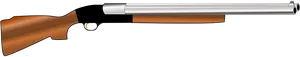 Side View Classic Shotgun Illustration PNG Image