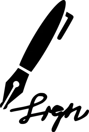 Signature Pen Icon PNG Image