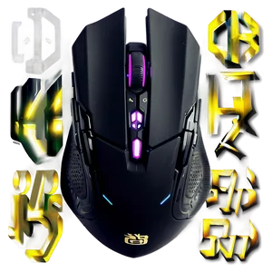 Silent Click Gaming Mouse Png Yft67 PNG Image