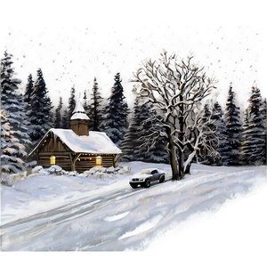 Silent Night Snowfall Png 06122024 PNG Image