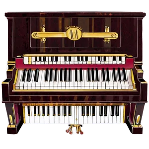 Silent Practice Upright Piano Png Aid27 PNG Image