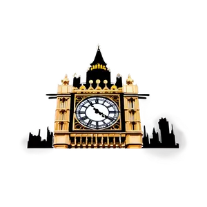 Silhouette Big Ben Png 06112024 PNG Image