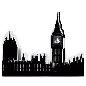 Silhouette Big Ben Png 7 PNG Image