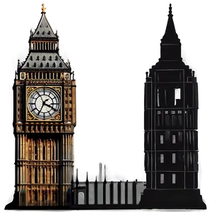 Silhouette Big Ben Png Wpo PNG Image