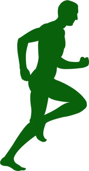 Silhouette Running Man.png PNG Image