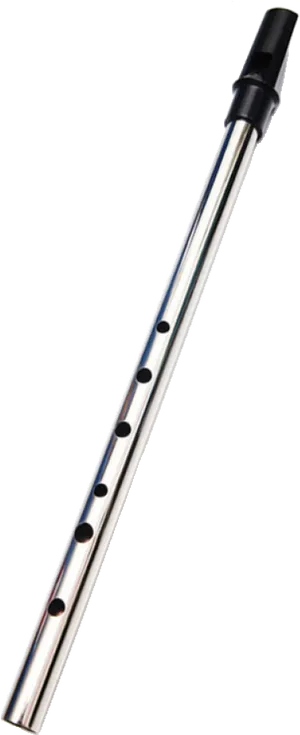 Silver Bansuri Flute PNG Image