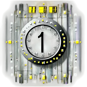 Silver Countdown Timer Png Gdy PNG Image