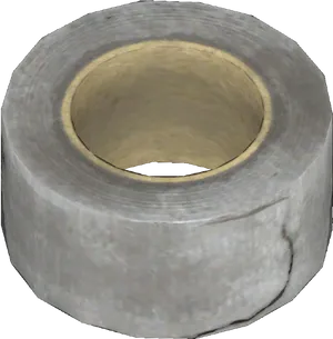 Silver Duct Tape Roll PNG Image