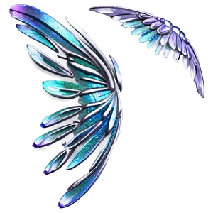 Silver Fairy Wing Png Lbh53 PNG Image