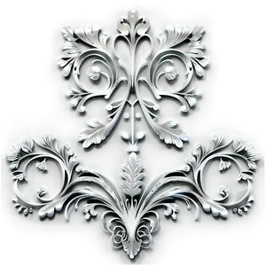 Silver Filigree Overlay Png Bes99 PNG Image