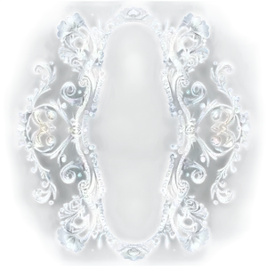 Silver Filigree Overlay Png Nhm44 PNG Image