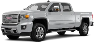 Silver G M C Pickup Truck PNG Image