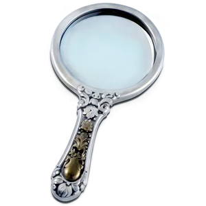 Silver Hand Mirror Png Fve77 PNG Image