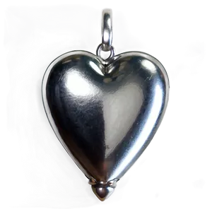 Silver Heart A PNG Image