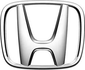 Silver Honda Logo PNG Image