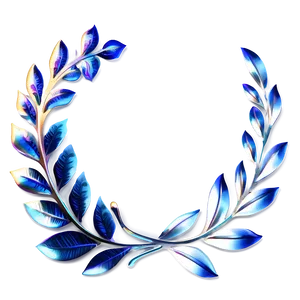 Silver Laurel Wreath Png 06292024 PNG Image