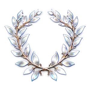 Silver Laurel Wreath Png 88 PNG Image