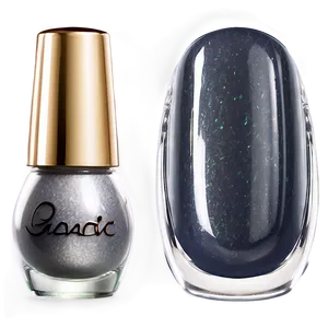 Silver Nail Polish Bottle Png 06292024 PNG Image