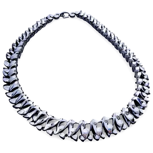 Silver Necklace Design Png 6 PNG Image